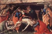 Sandro Botticelli Lamentation over the Dead Christ with Saints Spain oil painting artist